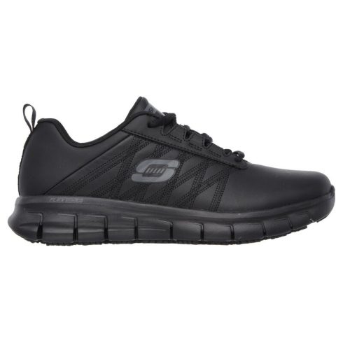 SKECHERS 76576EC SURE TRACK - ERATH SR SKECHERS NŐI MUNKACIPŐ, fekete (VÉDELEM NÉLKÜL)