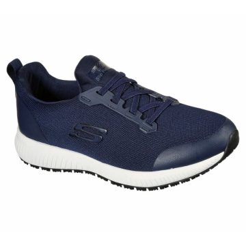   SKECHERS 77222EC SQUAD SR - SKECHERS KÉK NŐI CIPŐ (VÉDELEM NÉLKÜL)