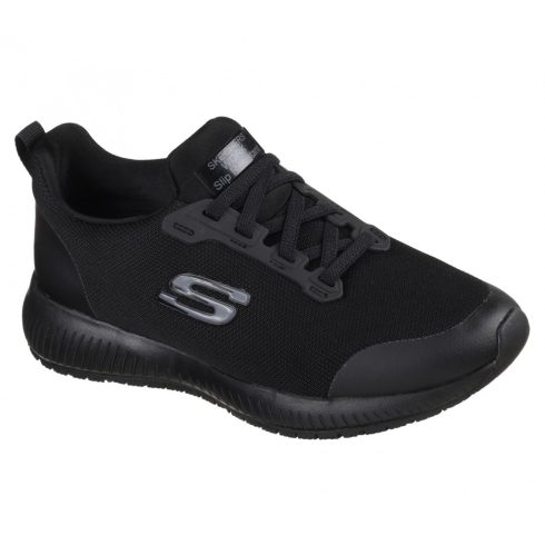 SKECHERS 77222EC SQUAD SR - SKECHERS FEKETE NŐI CIPŐ (VÉDELEM NÉLKÜL)