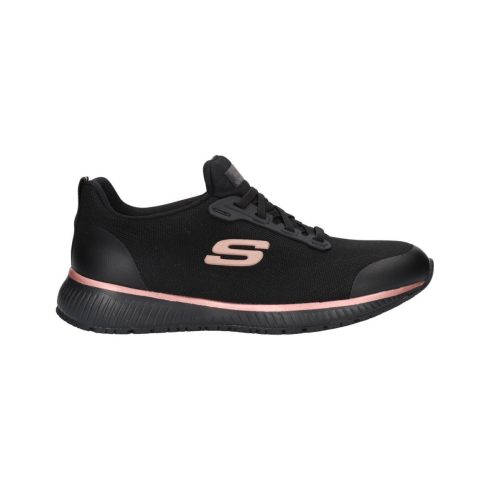 77222EC SQUAD SR - Skechers Női munkacipő fekete/arany