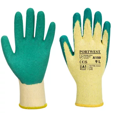   Portwest Mártott latex munkavédelmi kesztyű (A100 öko verzió)