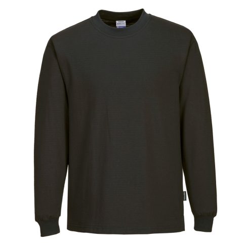 AS22BKRXXL Portwest Anti -Static ESD Long Sleeve T-Shirt