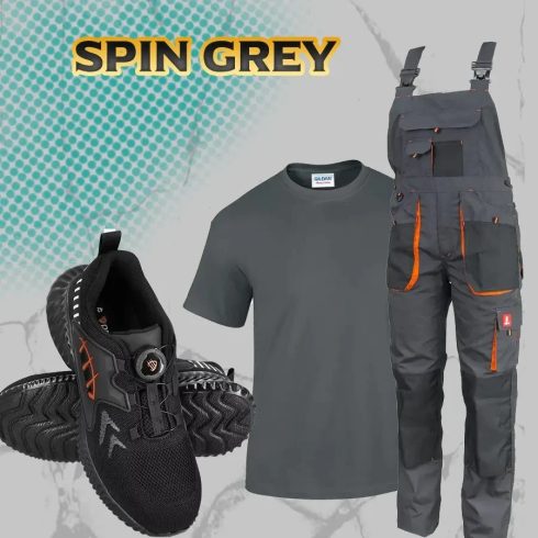 SPIN Grey Munkaruha szett