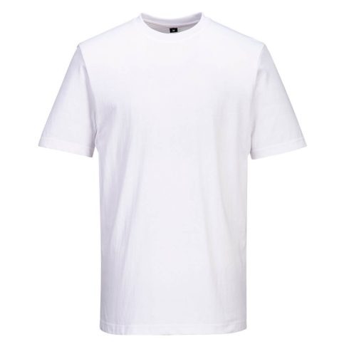 C195WHRM Portwest Chef Cotton Mesh Air T-Shirt