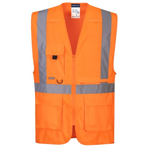 C357ORRXXL Portwest Hi-vis Executive Vest With Tablet Pocket