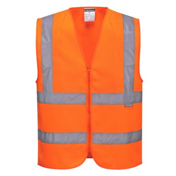 C375ORRL Portwest Hi-Vis cipzáras mellény