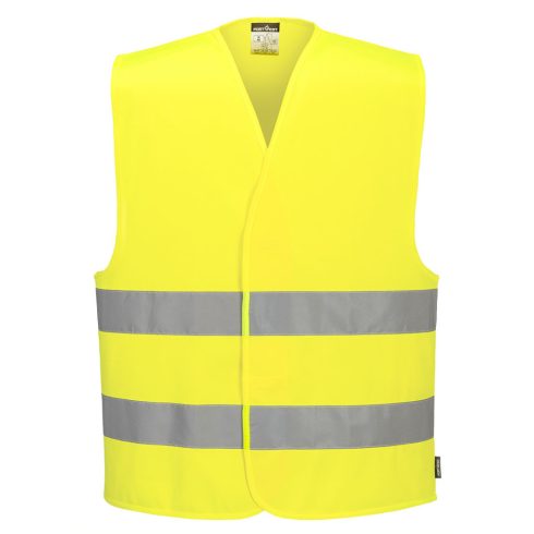 C474YERL/XL Portwest Jól láthatósági két csíkos mellény