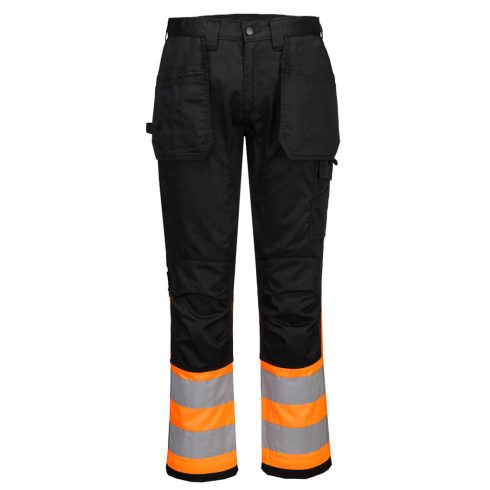 CD858OBR38 Portwest WX2 Eco Hi-Vis Class 1 lengőzsebes nadrág