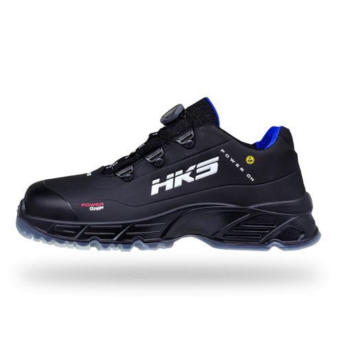HKS CPO-10 BOA S3 SRC ESD cipő - fekete-kék