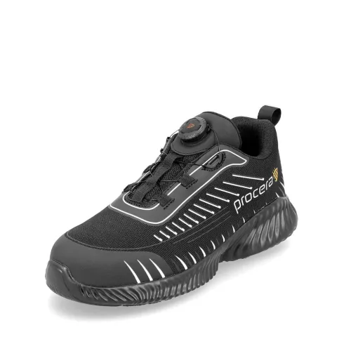 Procera Texo-Fly Larox Spin S1P gyorsfűzős munkavédelmi félcipő - fekete