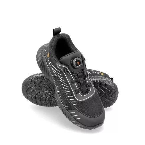 Procera Texo-Fly Larox Spin S1P gyorsfűzős munkavédelmi félcipő - fekete