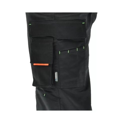 Sara Actiflex deréknadrág - fekete - narancs