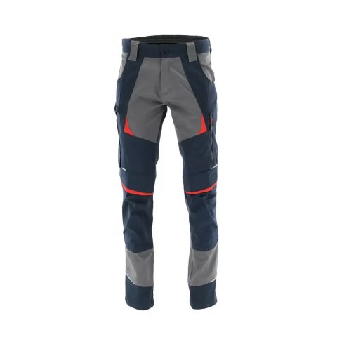 Sara Cottonflex deréknadrág - navy kék - sötétszürke
