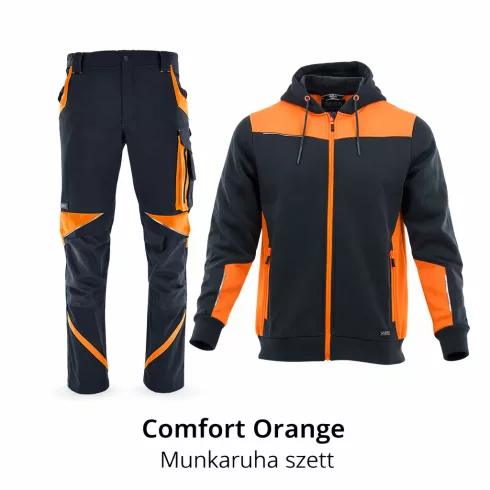 Sara Comfort Orange Munkaruha szett