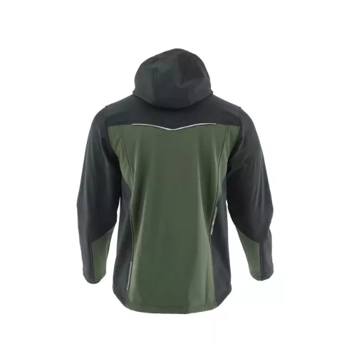 Sara Comfort Plus softshell kabát zöld - fekete