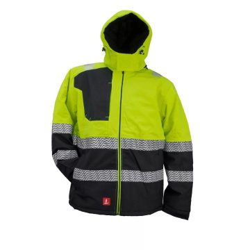 Urgent 978 bélelt rövid kabát levehető kapucnival