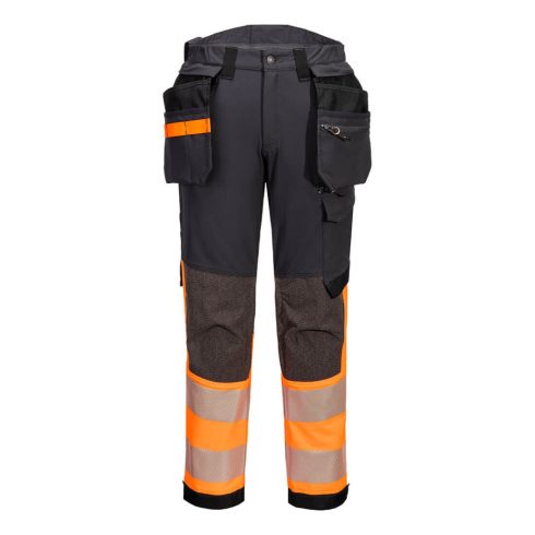 EV442OMR40 PORTWEST EV4 Hi-Vis Class 1 lengőzsebes nadrág