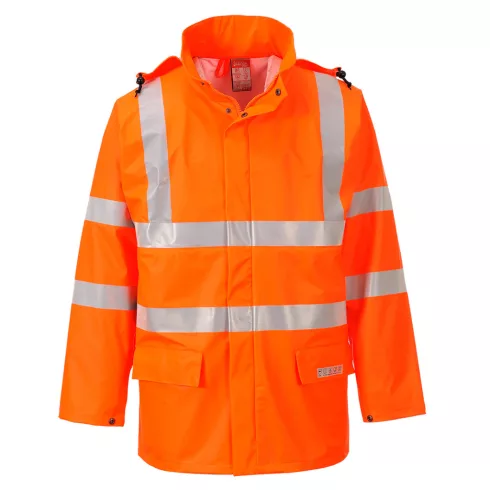 FR41ORRL Portwest Sealtex Flame Hi-Vis esőkabát