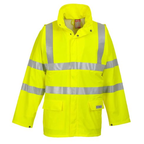 FR41YER4XL Portwest Sealtex Flame Hi-Vis esőkabát