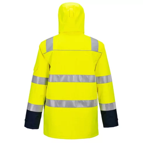 FR605YNRS Portwest Bizflame Multi Light Arc Hi-Vis Jacket