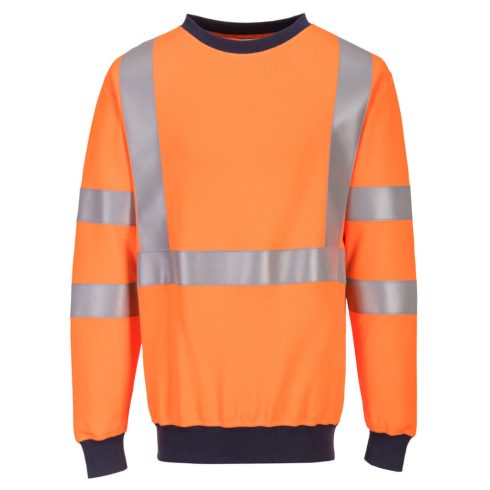 FR703ORRM Portwest Flame Resistant RIS Sweatshirt