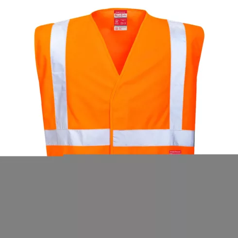 FR75ORRL/XL Portwest Lángálló, láthatósági mellény