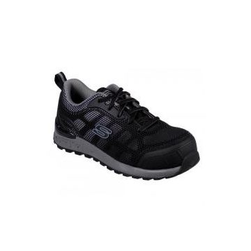   Skechers női cipő Bulklin-Lyndale SB ESD 77273EC szürke/fekete
