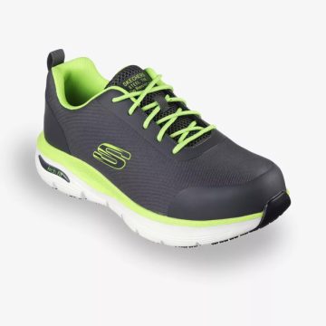 Skechers cipő Arch Fit SR-Ringstap S3 ESD, fekete/lime