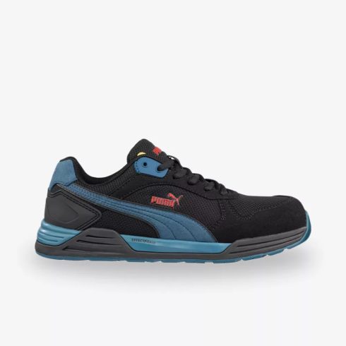PUMA FRONTSIDE BLK/BLUE LOW S1P ESD HRO SRC MUNKAVÉDELMI CIPŐ