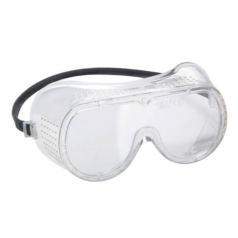 PW20CLR Portwest Gumipántos (direkt ventilációs) védőszemüveg