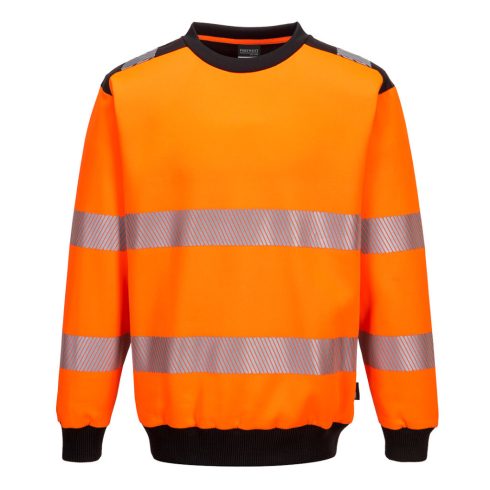 PW379OBR4XL Portwest PW3 Hi-Vis Crew Neck pulóver