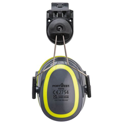 PW76GYR Portwest HV Extreme Ear Defenders Medium Clip-On