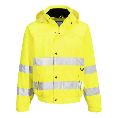S161YERXL Portwest Jól láthatósági bomber dzseki