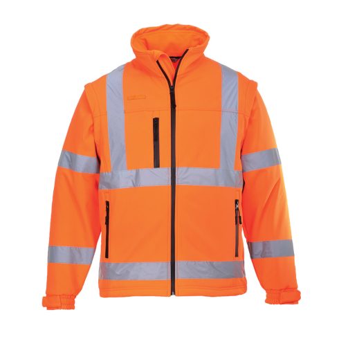 S428ORRS Portwest Jól láthatósági Softshell dzseki