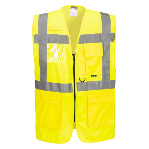 S476YER7XL Portwest Berlin Executive jól láthatósági vezetői mellény