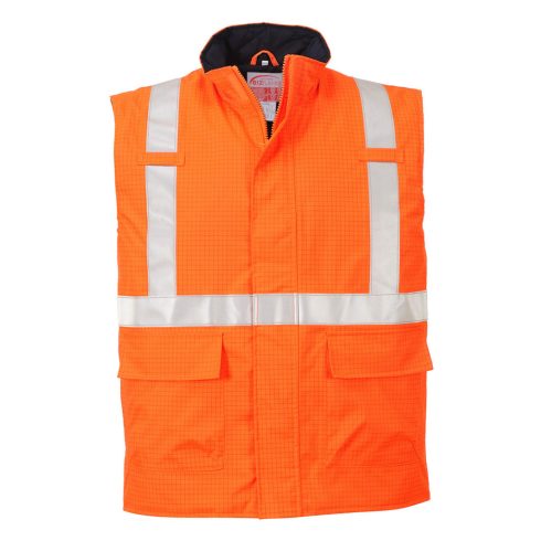 S776ORRL Portwest Bizflame Rain Hi-Vis antisztatikus FR mellény