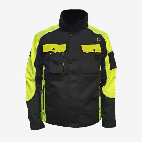 Urgent kabát Urgent-Y fekete-neon