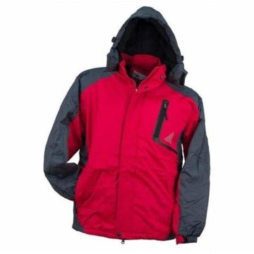 Urgent  Y263 bélelt  téli kabát piros-fekete