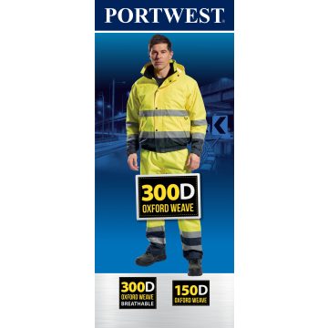 Z586NCRB003 Portwest Pull-Up Banner 300D Hi-Vis