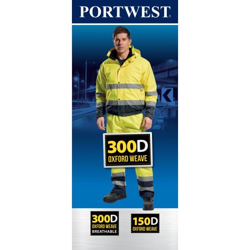 Z586NCRB003 Portwest Pull-Up Banner 300D Hi-Vis