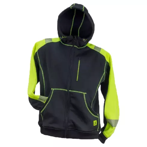 BLACK Munkaruha szett - Derekas munkásnadrág + póló + pulóver